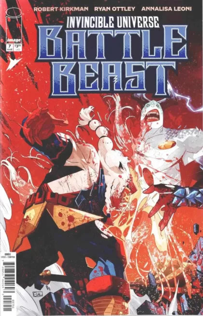 Invincible Universe: Battle Beast #7E - Edwin Galmon Incentive Variant (1:50)
