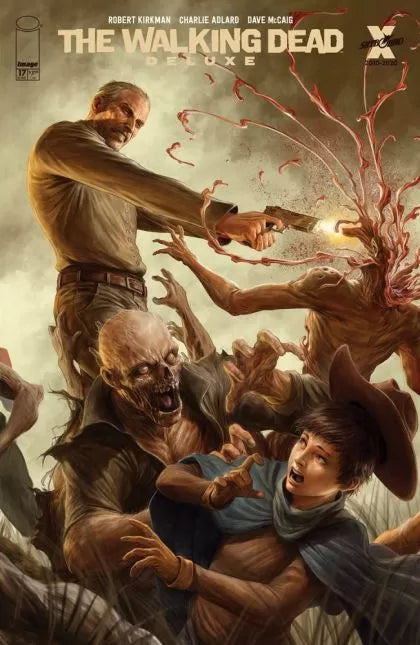 The Walking Dead Deluxe #17D - Variant Dave Rapoza Cover