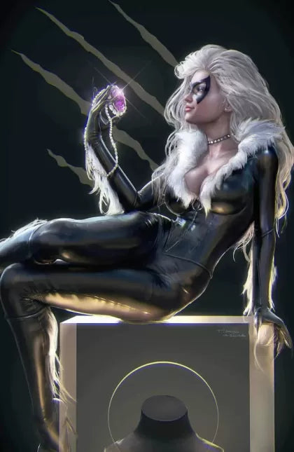 Black Cat, Vol. 3 #1O - Tiago Da Silva Exclusive Virgin Variant (Ltd. 1000)