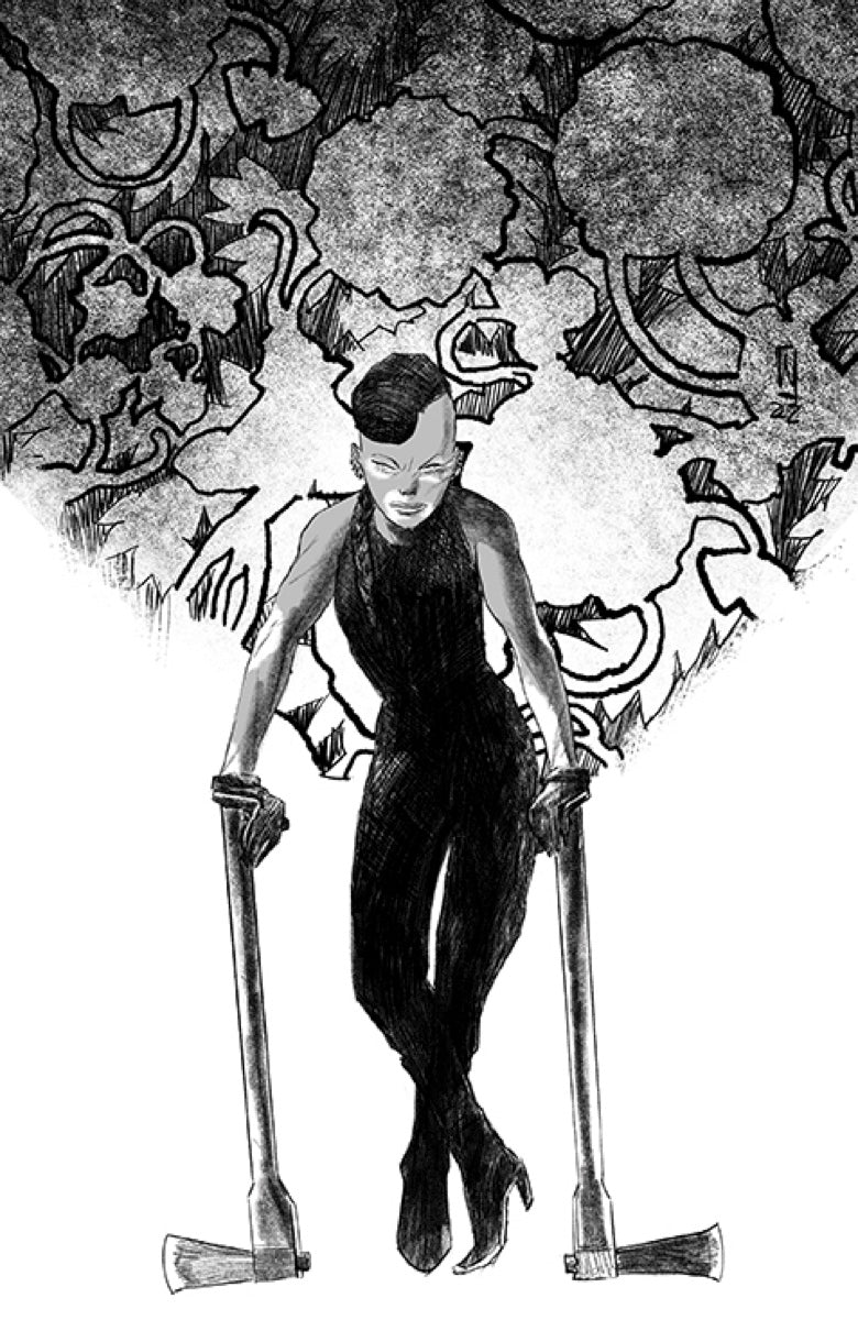 House of Slaughter #14F - Werther Dell'Edera Unlockable B&W Variant