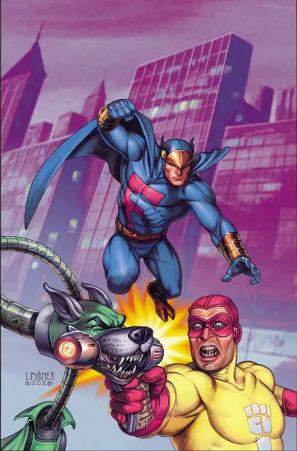The Blue Falcon & Dynomutt #1O - Joseph Michael Linsner Incentive Virgin Variant (1:15)