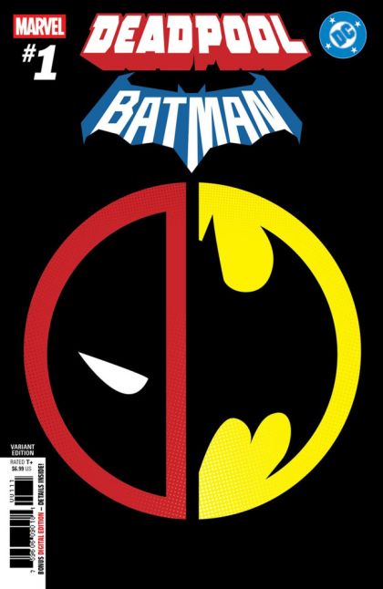 Marvel / DC: Deadpool / Batman #1F - Mashup Insignia Variant