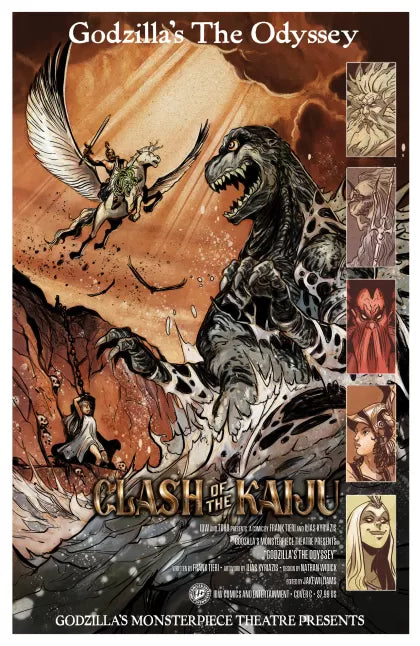 Godzilla’s Monsterpiece Theatre Presents: Godzilla’s the Odyssey #1C - Pablo Tunica Variant