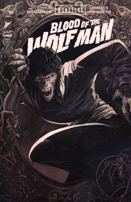 Universal Monsters: Blood of the Wolf Man #3B - Evan Cagle Variant