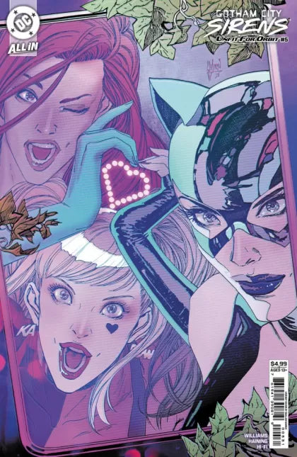 Gotham City Sirens: Unfit for Orbit #5C - Guillem March Connecting Variant