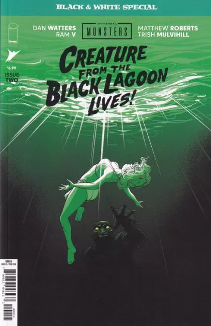 Universal Monsters: Creature from the Black Lagoon Lives! Black & White Special #2A - Matthew Roberts Regular