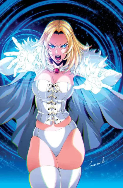 Emma Frost: The White Queen #1J - Godtail HeroesCon Exclusive Virgin Variant (Ltd. 1000)
