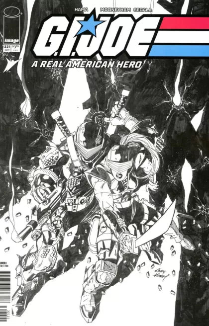 G.I. Joe: A Real American Hero 2023 (Image) #321B - Andy Kubert B&W Variant