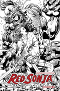 Red Sonja, Vol. 7 (Dynamite Entertainment) #1S - Bryan Hitch Incentive Line Art Variant