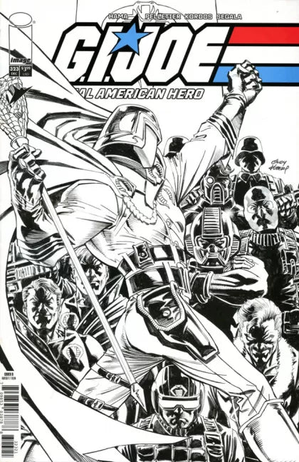 G.I. Joe: A Real American Hero 2023 (Image) #323B - Andy Kubert B&W Variant