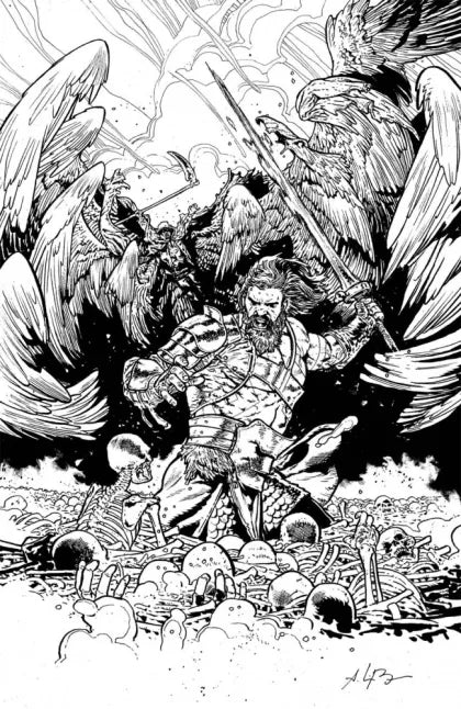 Skybound X #2D - Andrei Bressan B&W Variant