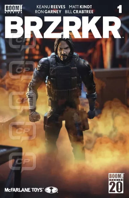 BRZRKR #1CI - 7th Printing Action Figure SDCC Exclusive Foil Variant (Ltd. 600)
