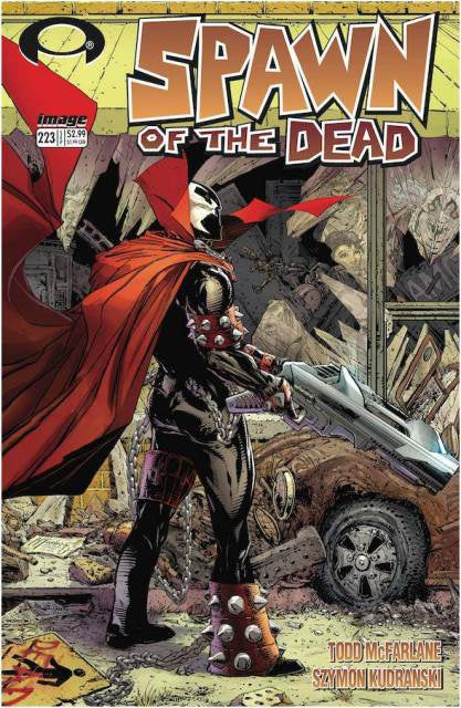 Spawn #223A - Walking Dead #1 Homage Cover