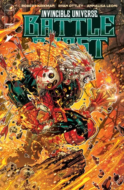 Invincible Universe: Battle Beast #1G - Jonboy Meyers Incentive Foil Variant (1:100)