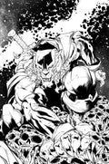 Invincible Universe: Battle Beast #4J - Carlo Barberi Exclusive B&W Variant (Ltd. 1000)
