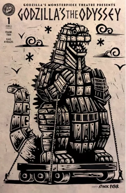 Godzilla’s Monsterpiece Theatre Presents: Godzilla’s the Odyssey #1F - Attack Peter Exclusive Variant