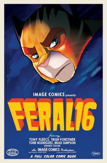 Feral #16B - Trish Forstner & Tony Fleecs Movie Poster Homage Variant