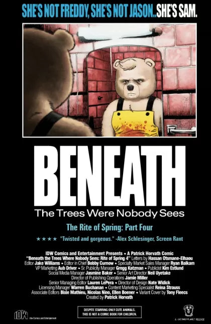 Beneath the Trees: Where Nobody Sees - Rite of Spring #4B - Tony Fleecs Movie Homage Variant